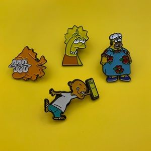 Cartoon faves pins